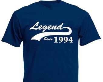 Legend Since 1994 Men's T-Shirt, 30th Birthday Gift For Men Him Dad Husband 30 Year Old Man