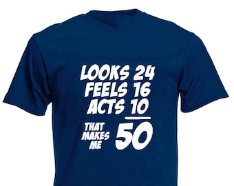 Eso me hace 50 camiseta de los hombres, 50 regalo de cumpleaños para los hombres él papá marido 50 años hombre