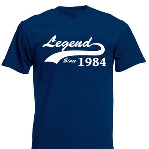 Legend Since 1984 Men's T-Shirt, 40th Birthday Gift For Men Him Dad Husband 40 Year Old Man