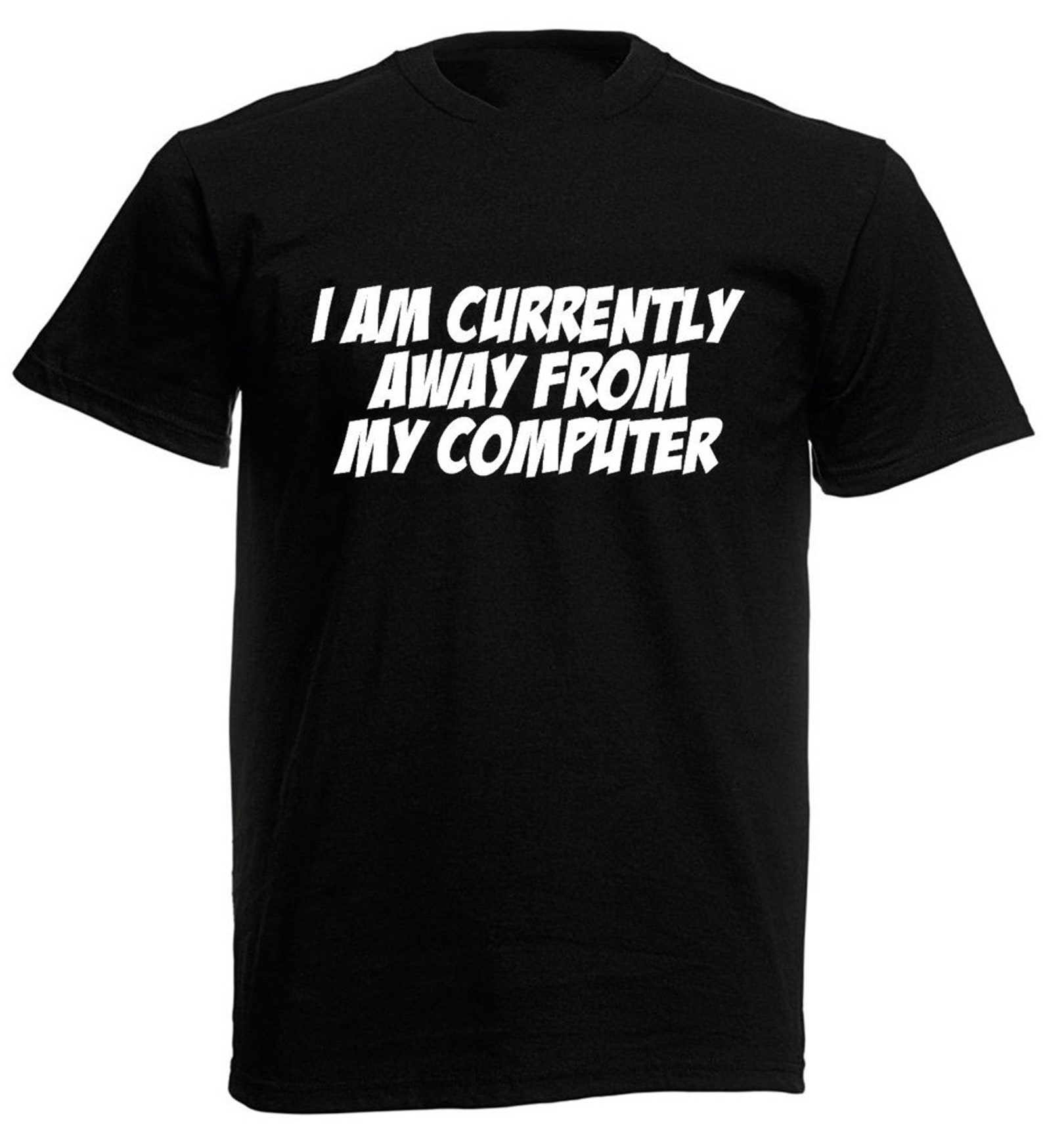 I Am Currently Away From My Computer Men's Gamer Tshirt Etsy