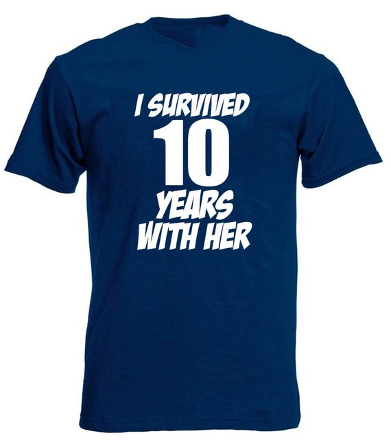 10 Years Anniversary Gift Idea For Her - 10 Years In T-Shirt 10 Years Anniversary Gift Idea For Her - 10 Years In T-Shirt