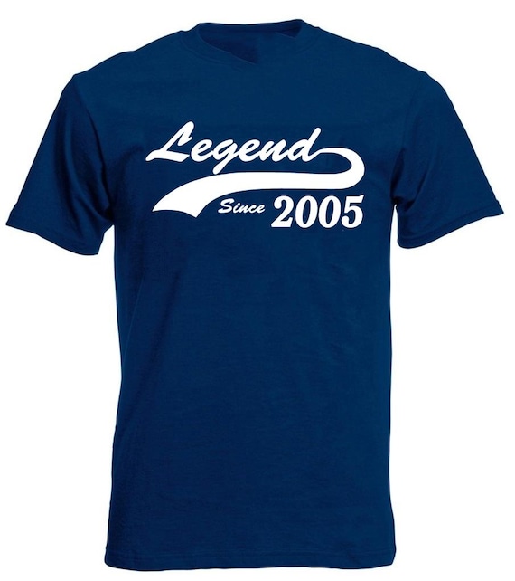 Legend Since 2005 Men's T-Shirt, 21st Birthday Gift For Men Boy Son 21 Year Old