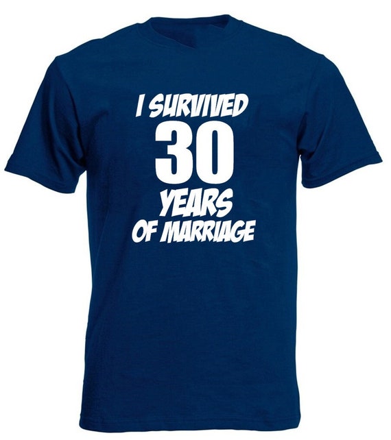 Anniversary Gift 30th - 30 Years Wedding Marriage T-Shirt Anniversary Gift 30th - 30 Years Wedding Marriage T-Shirt