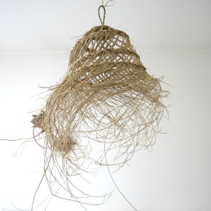 Seagrass hanging lampshade, boho lighting, Ibiza style, handmade, Bali, Indonesia, garden, veranda, gift, ceiling, woven