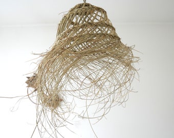 Seagrass hanging lampshade, boho lighting, Ibiza style, handmade, Bali, Indonesia, garden, veranda, gift, ceiling, woven