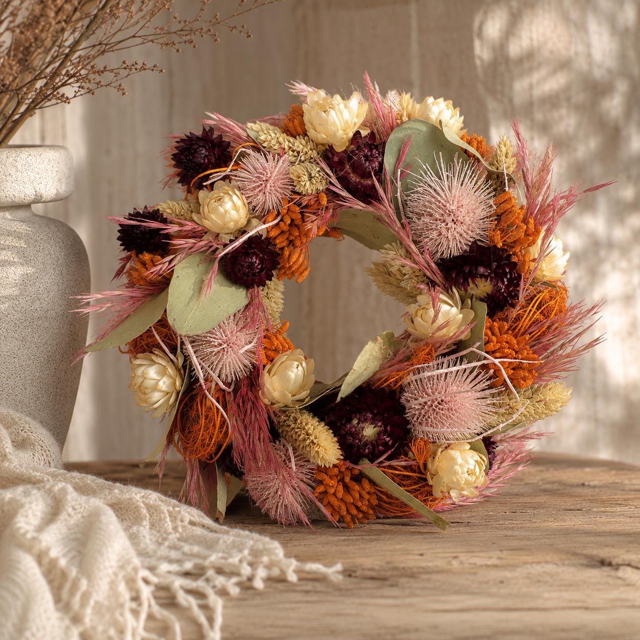 Japandi Wreath - Etsy