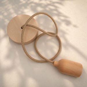 Houten lamparmatuur, natuurlijke uitstraling, complete set, E26/E27, boho, scandinavisch, strak design, luxe design