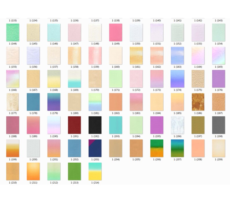 Gradient Color Digital Paper, Gradient Color Scrapbook Paper, Gradient ...