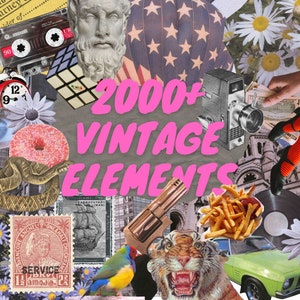 Elementi retrò vintage, ClipArt vintage, Sfondo vintage, Carta scrapbook vintage, Sovrapposizioni, ClipArt retrò, Sovrapposizioni, Elementi