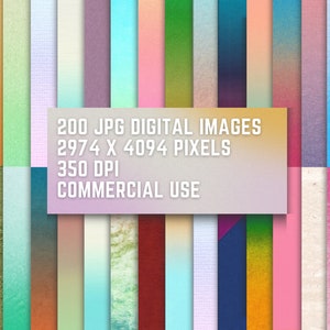 Gradient Color Digital Paper, Gradient Color scrapbook paper, Gradient  Background, Paper pack, Digital Image,Texture, Overlays