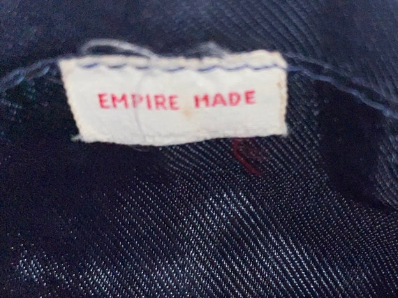 1950s/1960s Empire Made Navy Beaded Shoulder Bag - image 10
