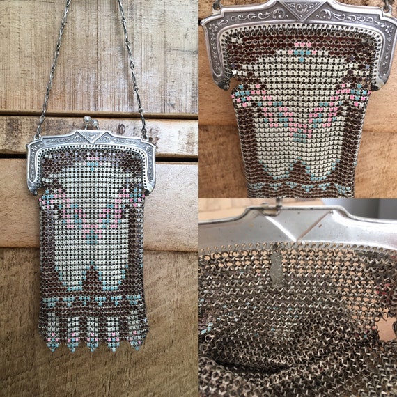 1920s Whiting And Davis Mesh Purse.