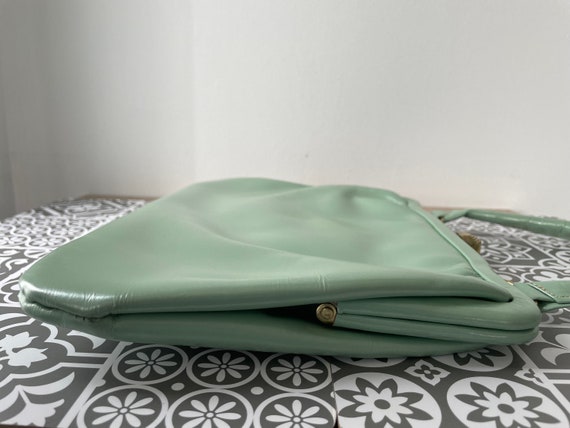 1950s/1960s Mint Green Classic Handbag - image 3