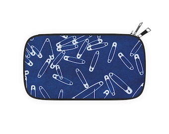 Cyanotype Sisters Safety pin  supply bag Passport Wallet style