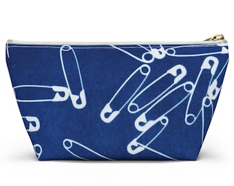 Cyanotype Sisters Safety pin bag with flat-bottom