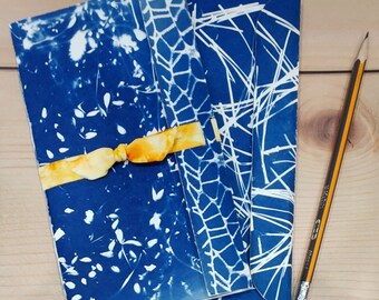 Cyanotype Sun Printing Foldover Pamphlet Book Kit