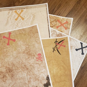 Cartes au trésor imprimables