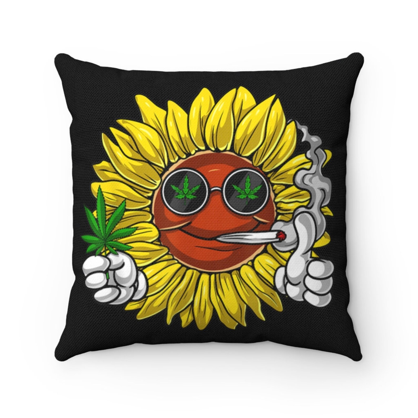 Weed Pillow Case Cannabis Pillow case Marijuana Pillowcase Etsy