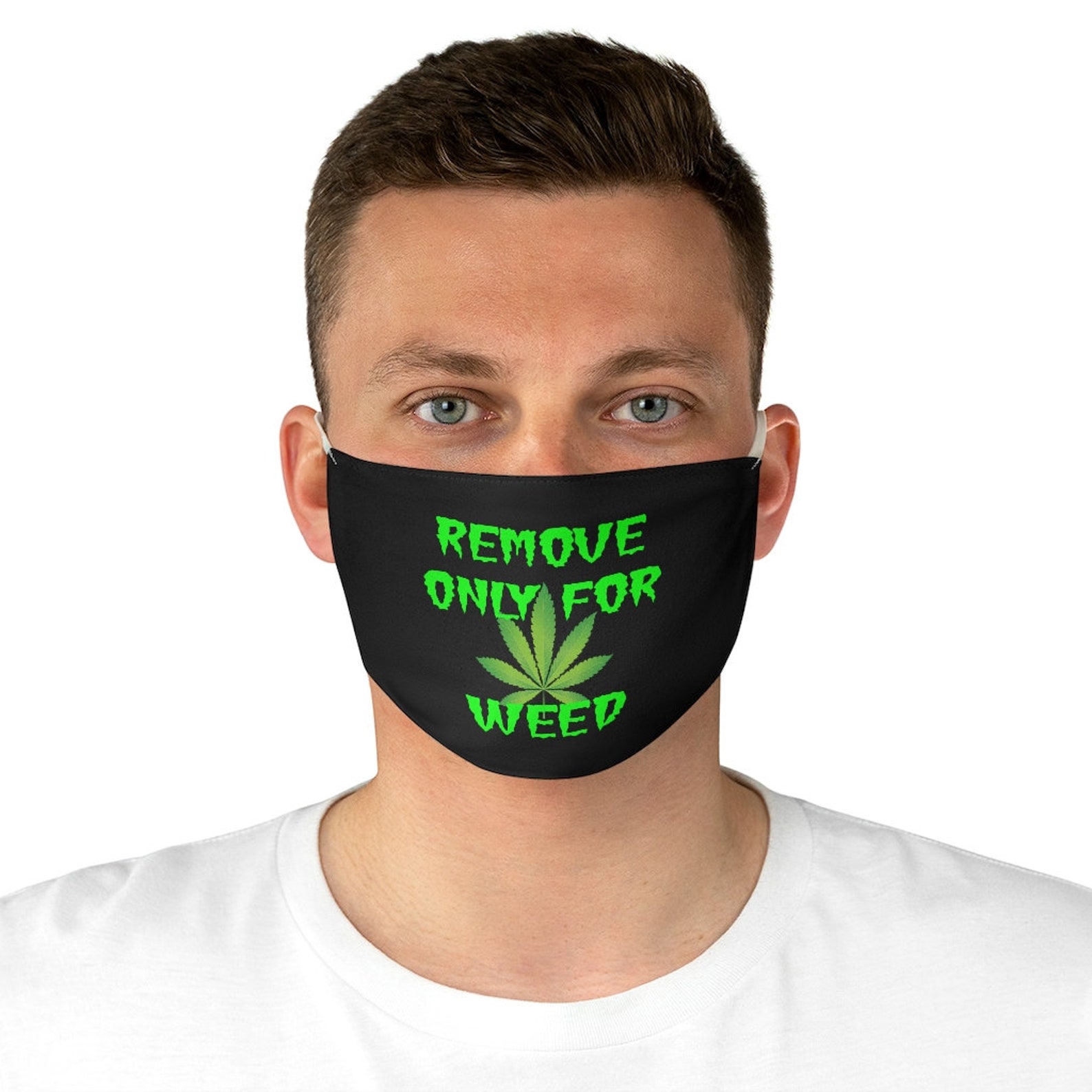 Remove only for weed mask weed mask cannabis leaf mask Etsy