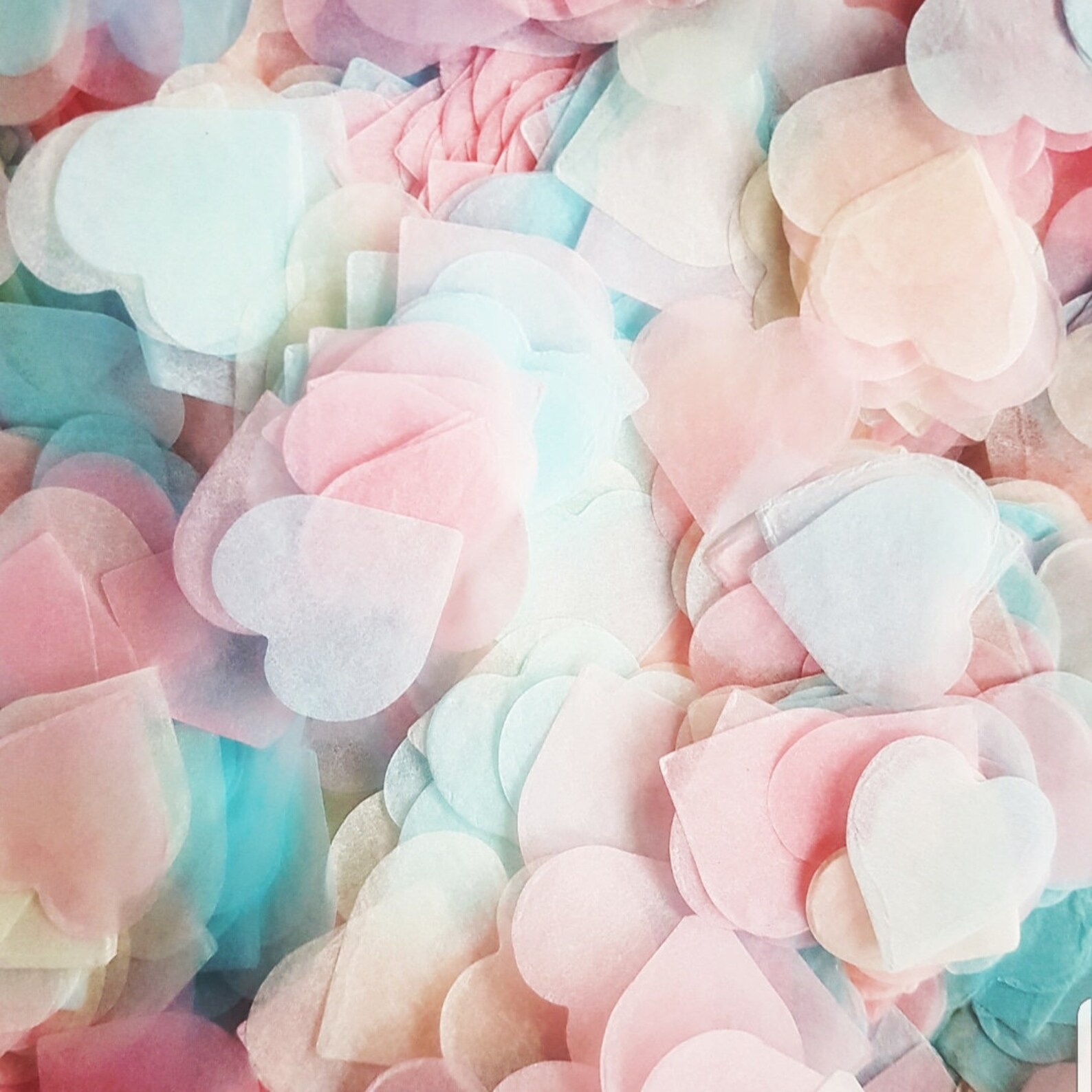 Biodegradable Confetti Hearts 300g 5060 Guests Pick and Etsy UK