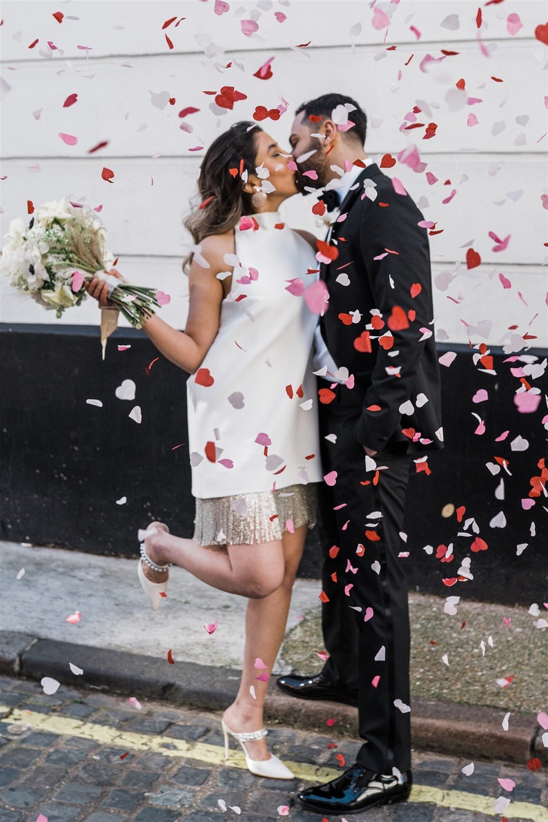 Biodegradable Confetti Hearts 450g 7590 Guests Pick and Etsy UK