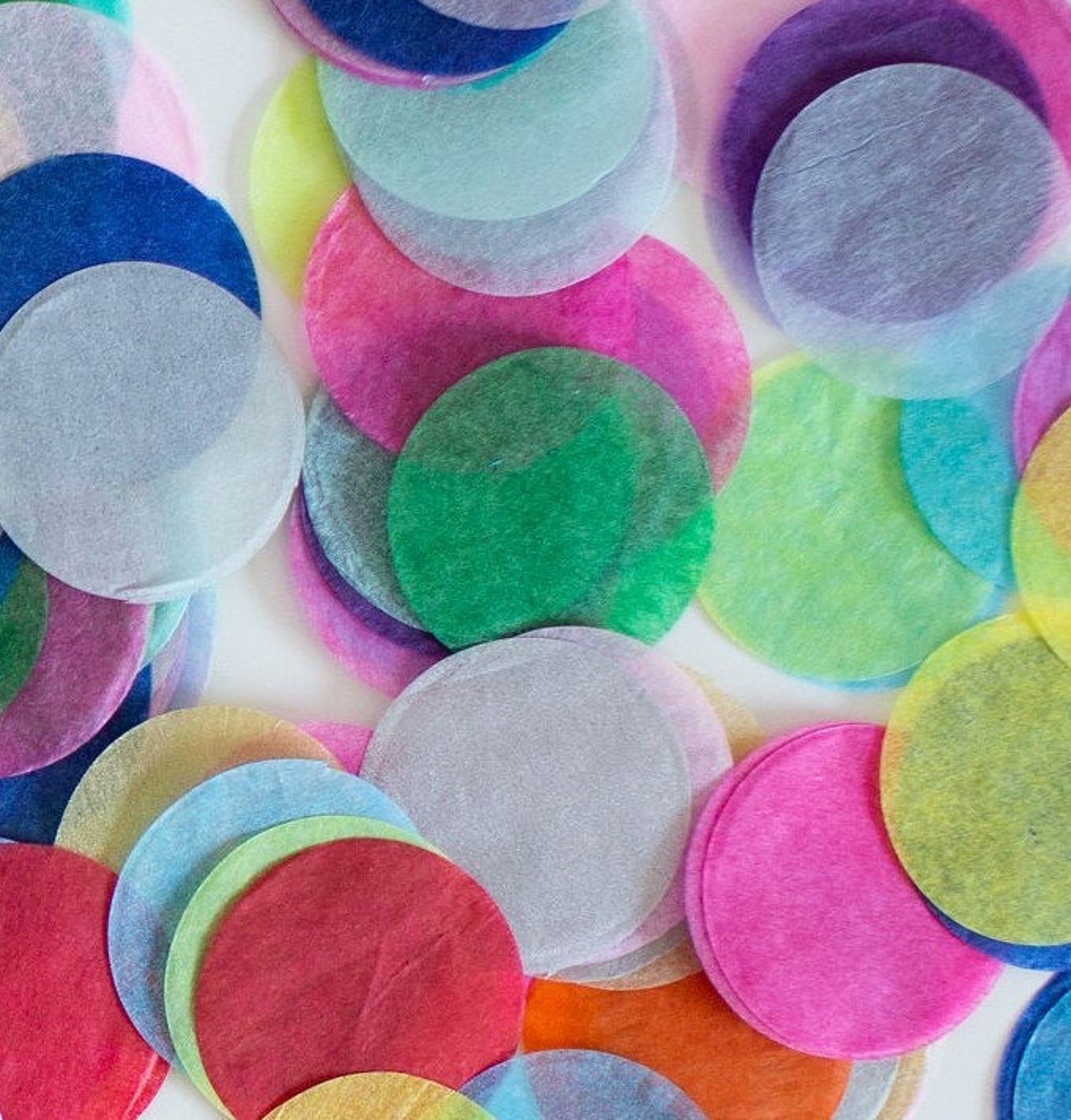 Biodegradable Confetti Circles 150g 2530 guests Pick and Etsy