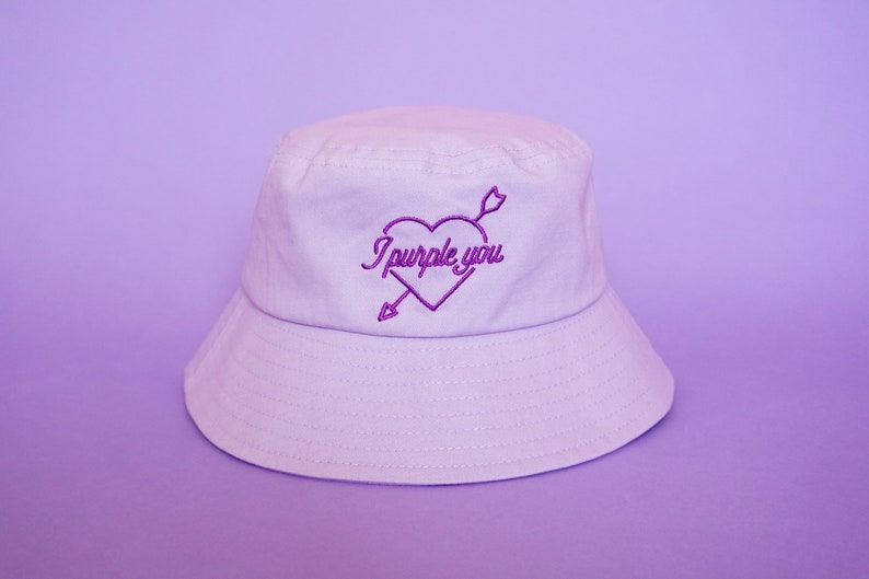 BTS X ARMY 'I Purple You' Bucket Hat - Inspired by BTS V Kim Taehyung 