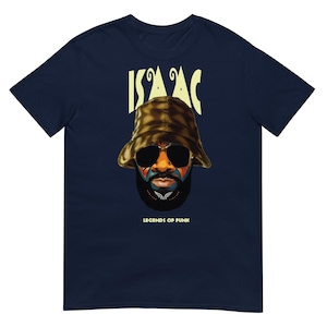 Isaac Hayes Pure Funk T-Shirt – Legendary Funk Graphic Tee | Retro 70s Soul Music Shirt | Unisex Apparel