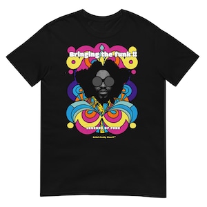 Bringing the Funk!! Legends of Funk T-Shirt – Bold Unisex Music Graphic Tee – 70s Funk Soul Tribute Shirt for Funkadelic Fans