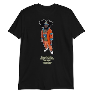 Crowned in Rhythm T-Shirt: Retro Funk Music Tee