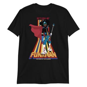 Return of the Funk Legend T-Shirt – Retro Funk Tee | Vintage 70s Style Shirt | Funk Music Gift | Soul Groove Graphic Tee