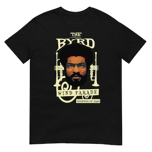 Donald Byrd &quot;Wind Parade&quot; T-Shirt | Jazz Funk Classic Album Tee | Unisex Short Sleeve Vintage Style Music Shirt