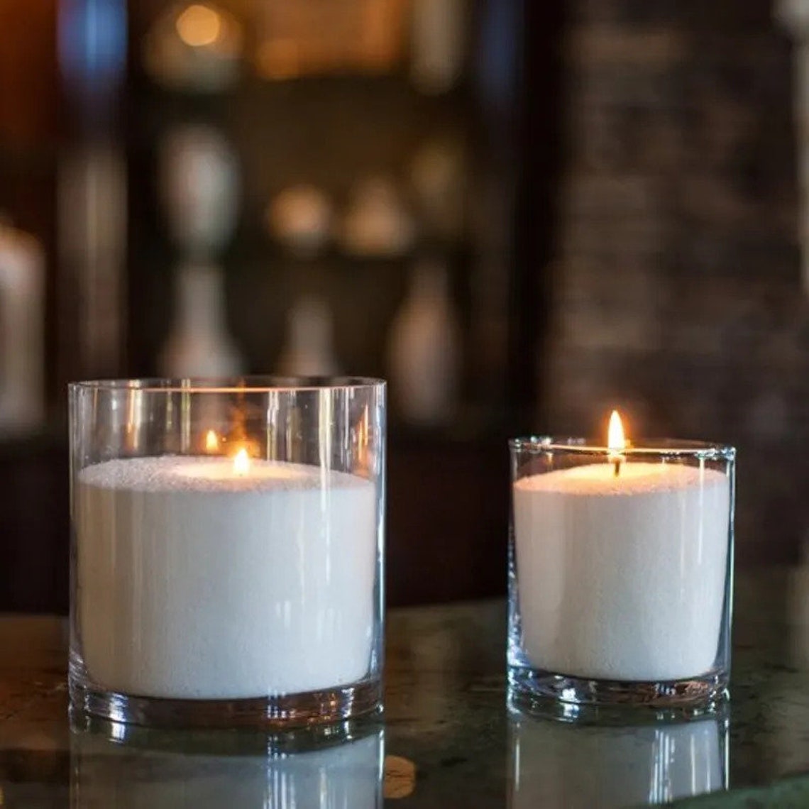 Luxury, White Candle Pearls, Sand, Wax, Granulated Ecofriendly Palm