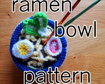 Ramen Nudelschale Amigurumi - Häkelanleitung