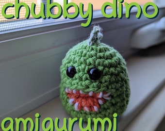 Chubby Chibi Dinosaur Amigurumi Pattern