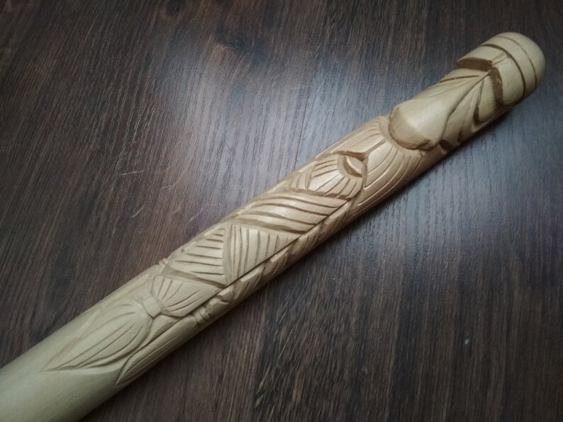 Handmade Carved Baton. Viking Bat. Baseball Bat. Gift for a Etsy