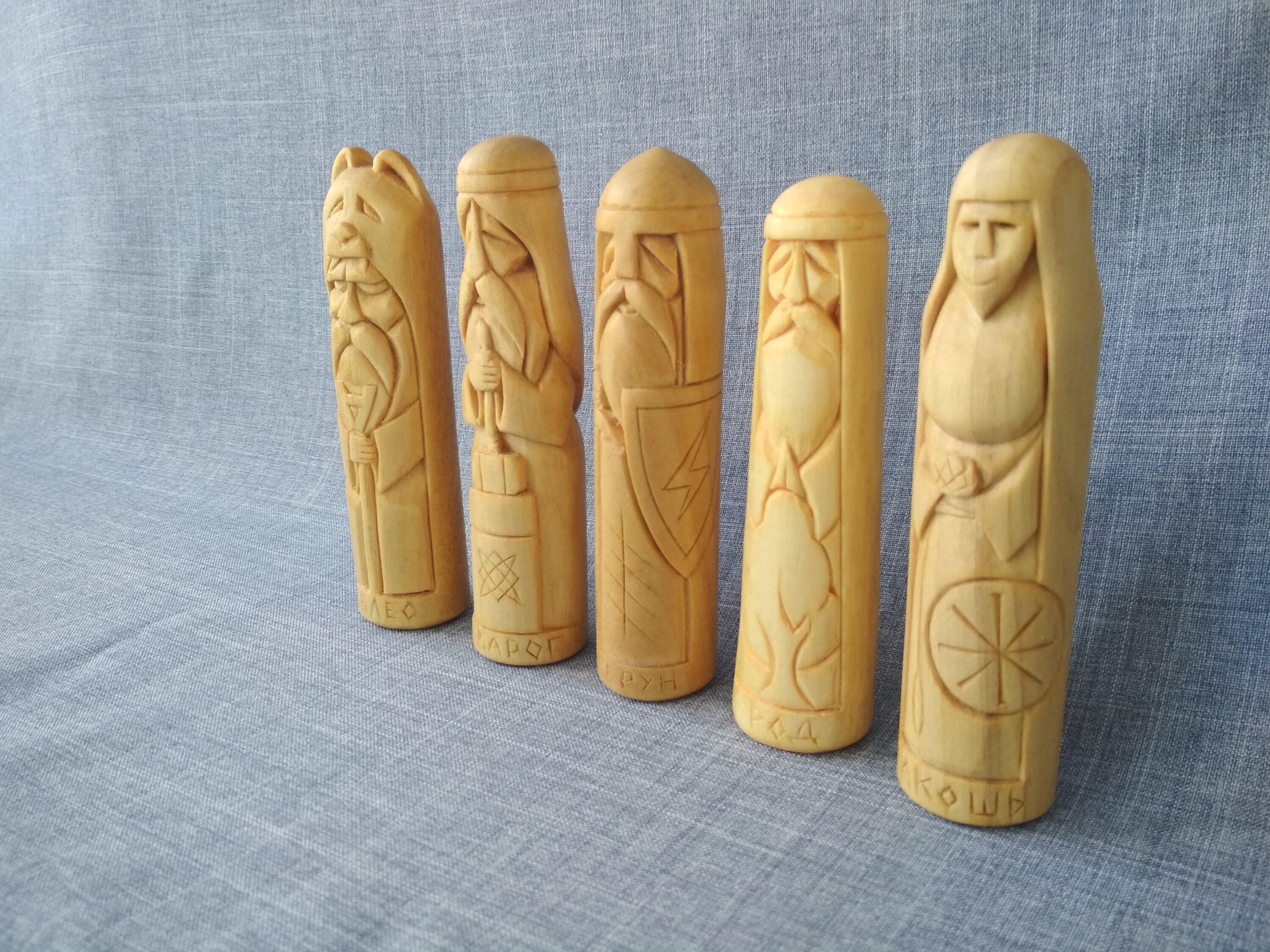 Wooden idol. Pantheon of gods. Scandinavian idol. Wood carving Etsy