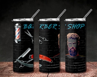 New -Best Modern 20 oz Skinny Tumbler Barber Shop 20oz, Mug 11oz Desings, Digital Download PNG Instant DIGITAL ONLY rts tumblers