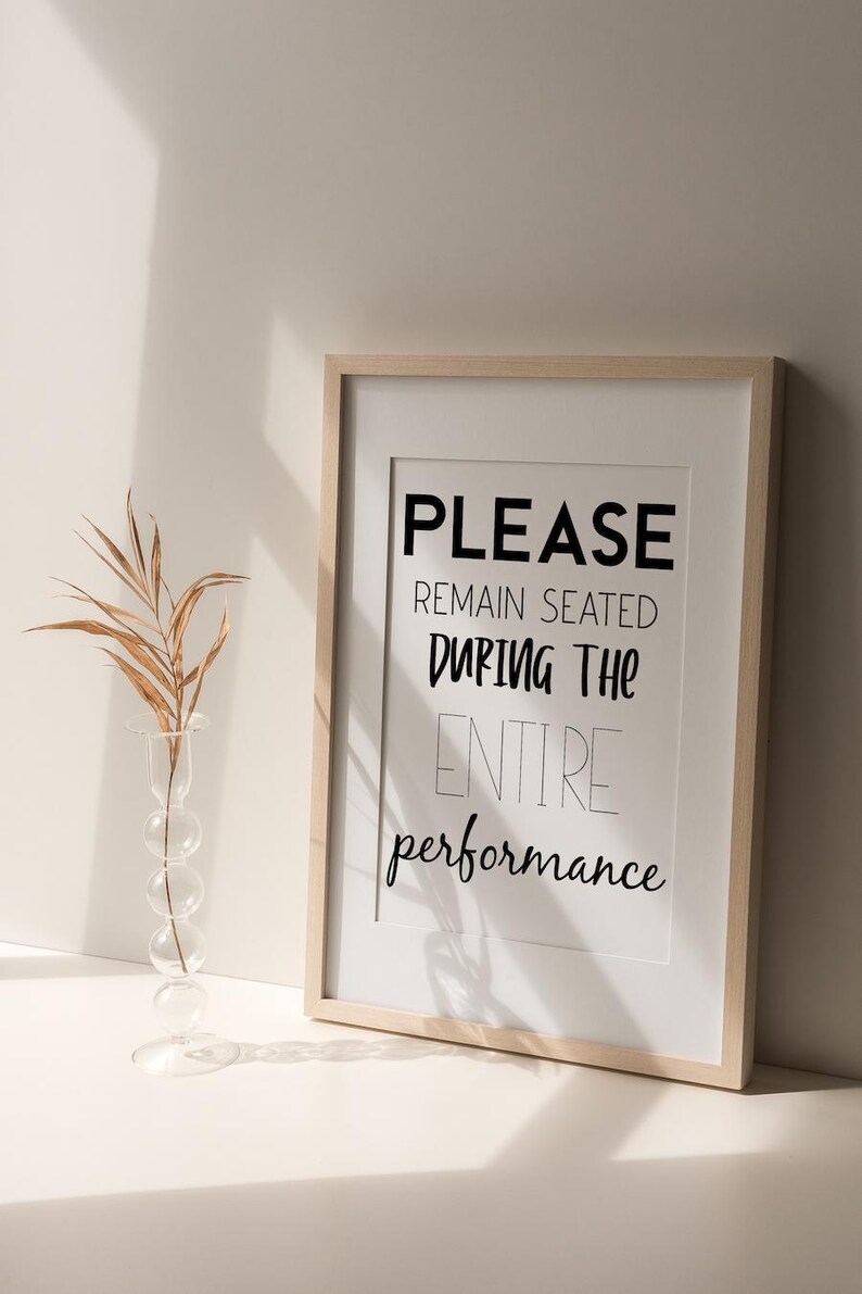 Funny poster English – high-quality art print on paper – personalized wall decoration modern, gift idea birthday & friends image 3