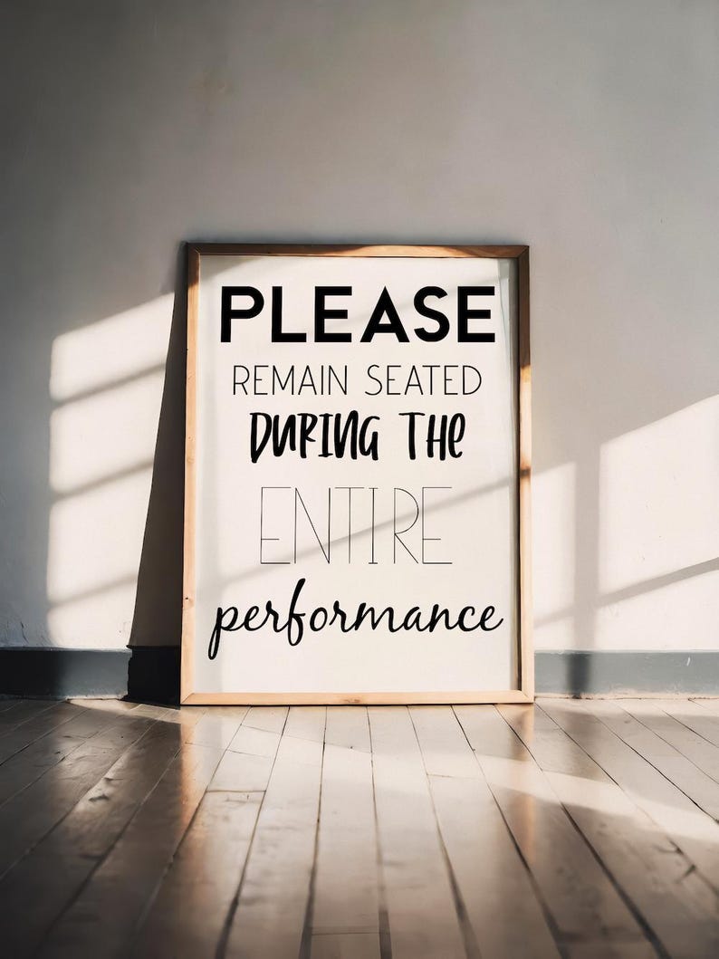 Funny poster English – high-quality art print on paper – personalized wall decoration modern, gift idea birthday & friends image 1