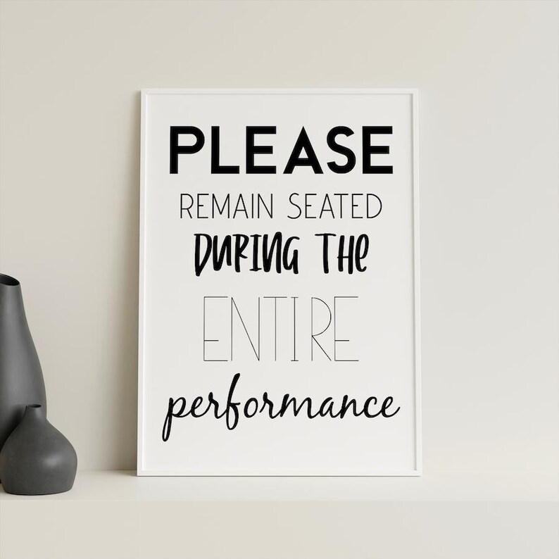 Funny poster English – high-quality art print on paper – personalized wall decoration modern, gift idea birthday & friends image 6