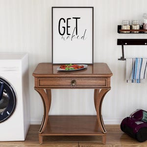Póster "Desnúdate" – diseño de póster minimalista y humorístico, decoración de pared moderna y personalizada para el hogar, idea de regalo A5 A4 A3 imagen 7