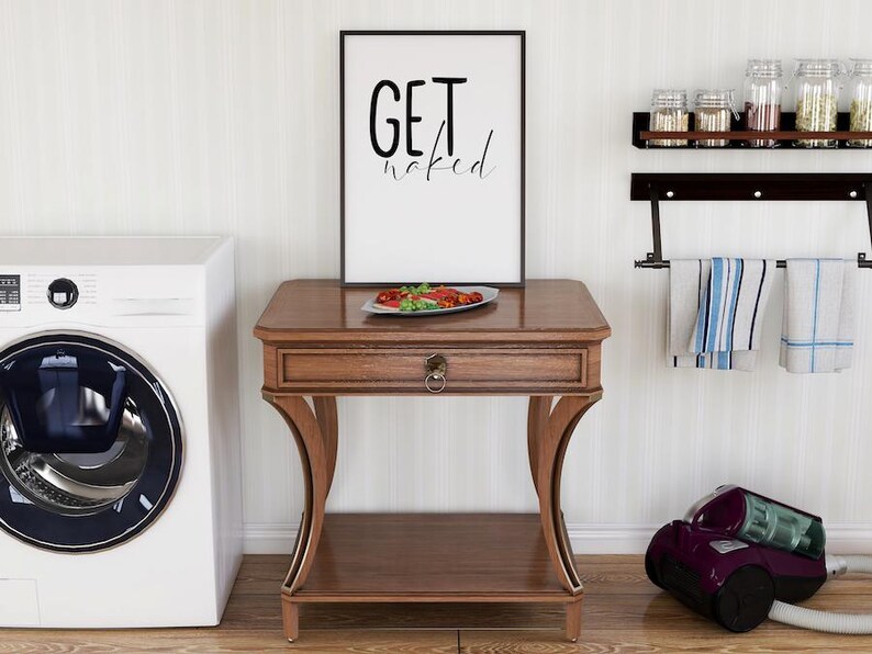 Póster "Desnúdate" – diseño de póster minimalista y humorístico, decoración de pared moderna y personalizada para el hogar, idea de regalo A5 A4 A3 imagen 7