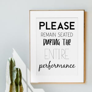 Funny poster English – high-quality art print on paper – personalized wall decoration modern, gift idea birthday & friends image 4