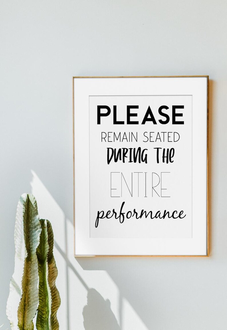 Funny poster English – high-quality art print on paper – personalized wall decoration modern, gift idea birthday & friends image 4