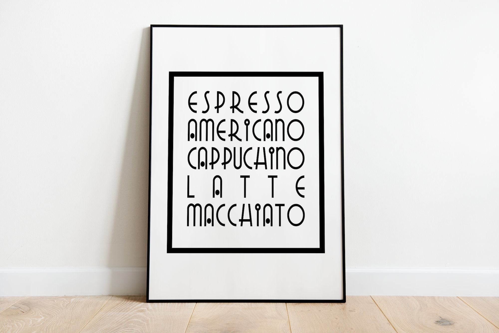 Les Variétés de Café Comme Affiches? - Affiche Cuisine Disponible en Tailles A5 A3