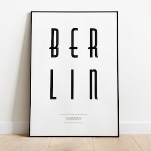 Cities Poster, Favorite City, Personalized Poster, Coordinates, Typography, Poster Print, Gift Idea, Digital Print, Home Decor