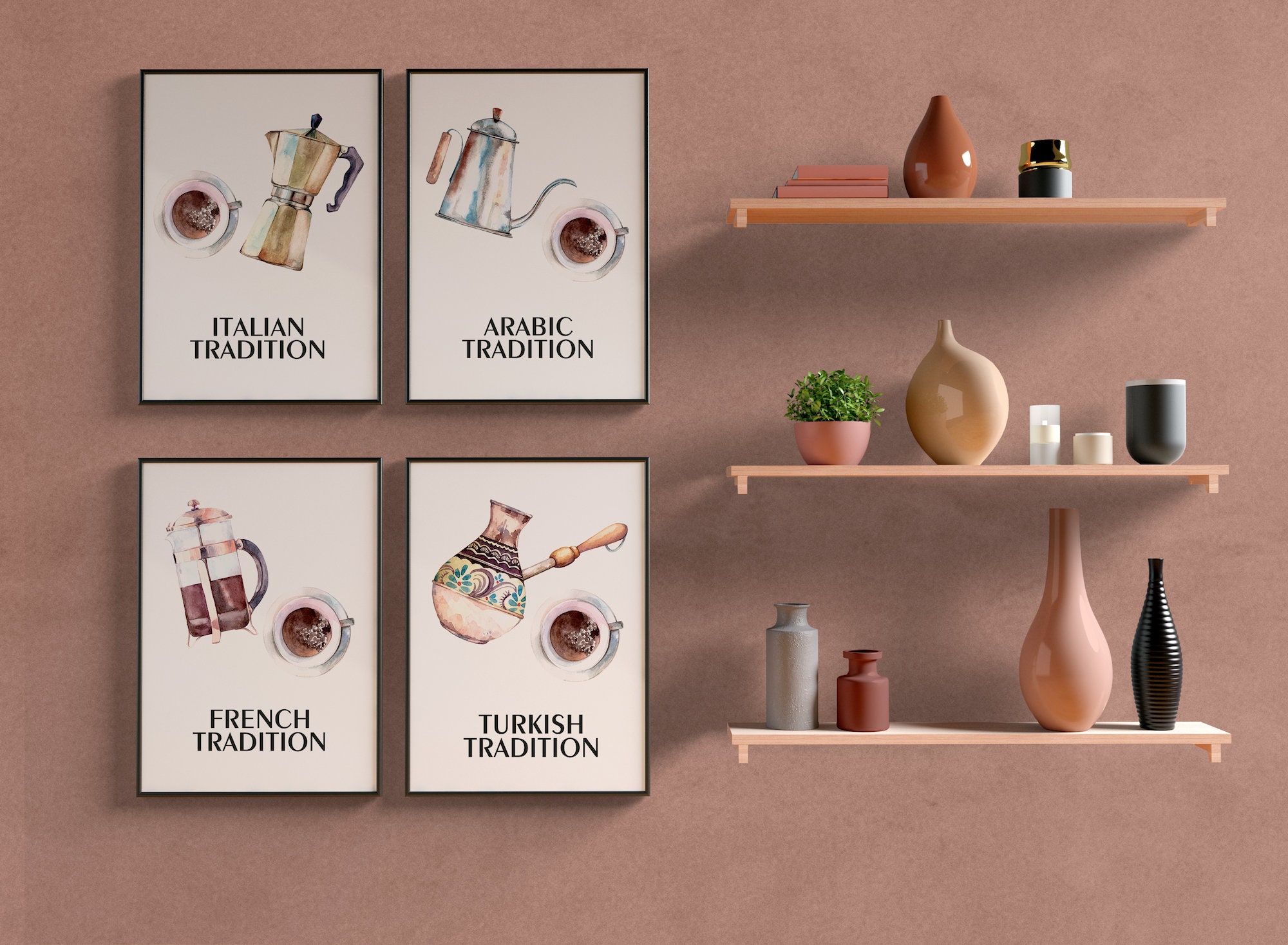 Café, Poster, Cuisine, Café Turc, Tradition, Idée Cadeau, Wallart, Intérieur, Intérieur