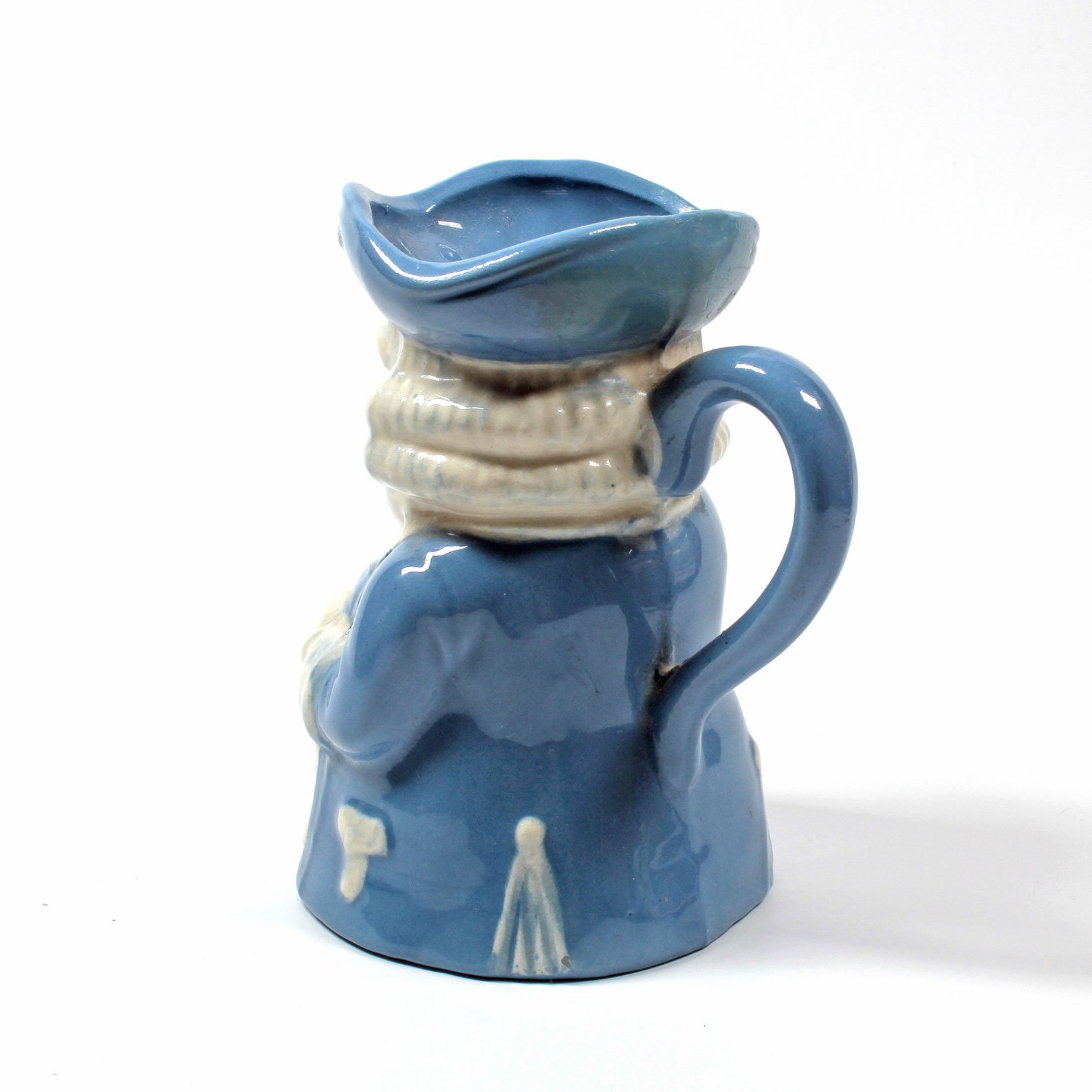 Blue Ceramic Jug Vintage Jugs England Ceramic Antique Cup Etsy