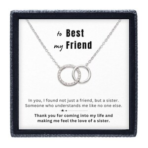 Circle friendship necklace best sale